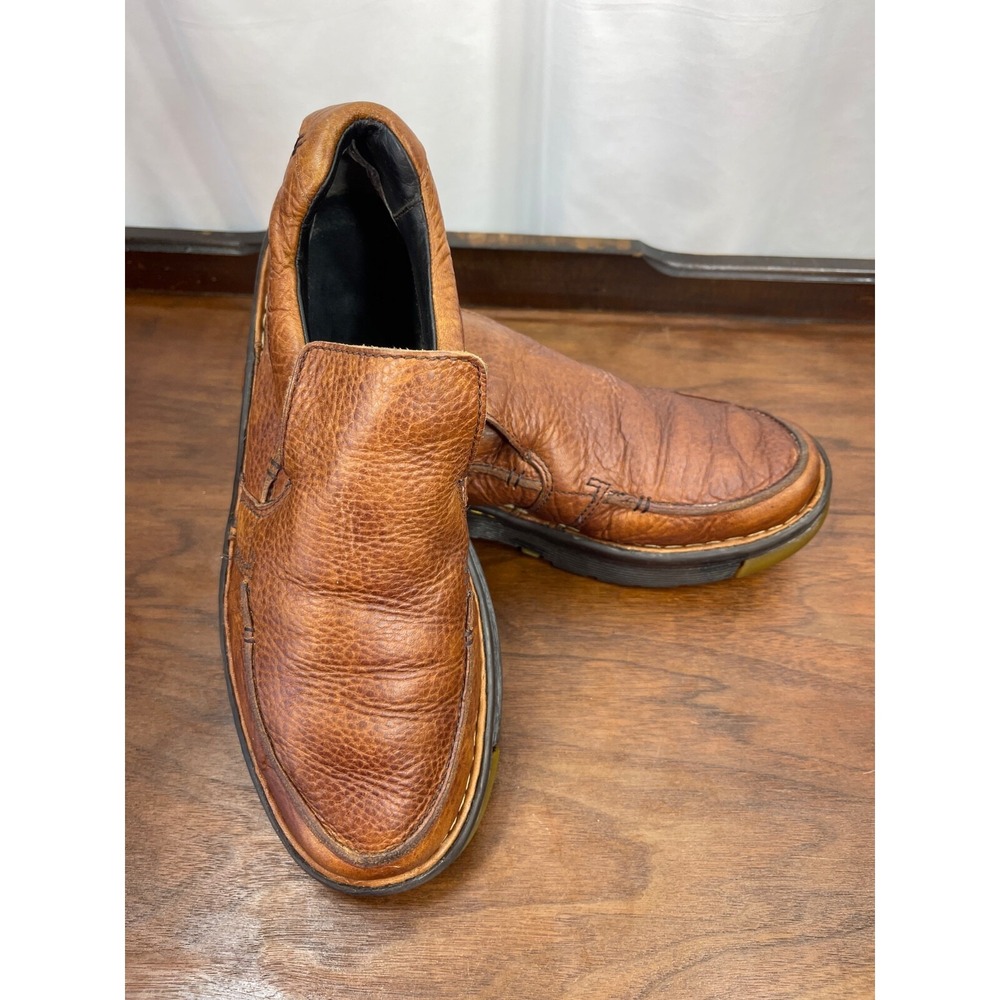 Dr Marten Loafers Men SZ  US 10 EU 43 Slip‎ On Saddle Brown Leather 11620 AW004